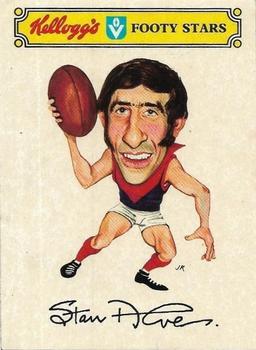 1974 Kellogg's VFL Footy Stars Stickers #NNO Stan Alves Front